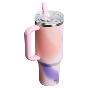 The New Frequency Quencher ProTour Flip Straw Tumbler | 40 OZ – Rose Petal Motion