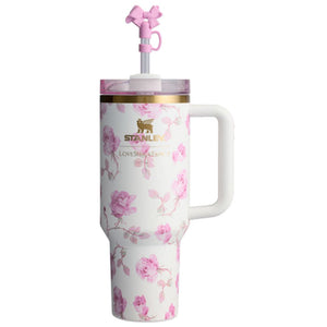 The Stanley x LoveShackFancy Quencher | 40 OZ – Ribbon Rosa