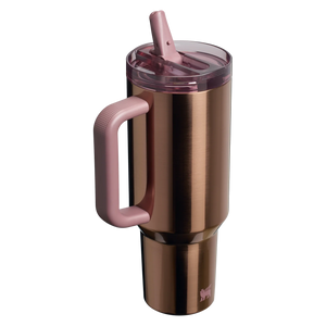 The Quencher ProTour Flip Straw Tumbler | 40 OZ – Polished Rose Gold