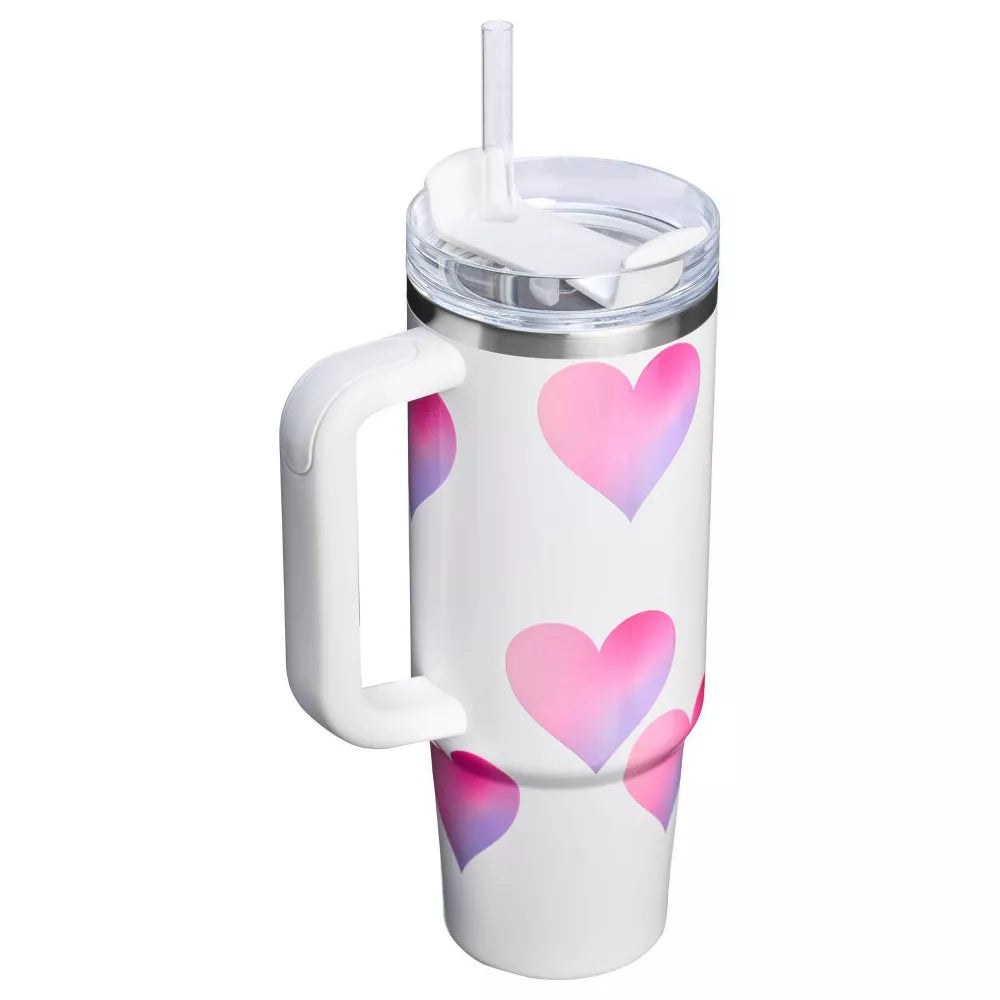 The Quencher H2.0 FlowState™ Tumbler | 40 OZ – Frost Heart Gradient