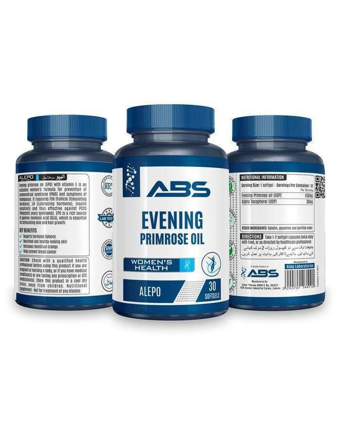 ABS Alepo Evening Primrose Oil, 30 Ct
