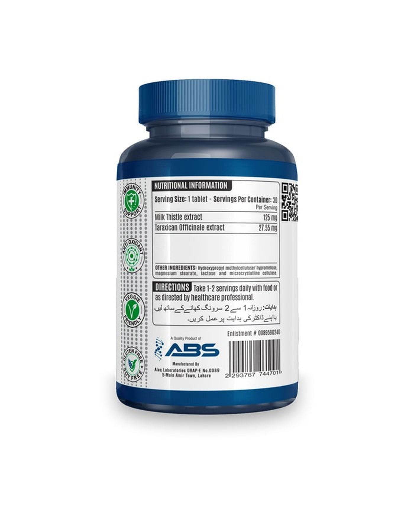ABS Flagro Milk Thistle, 30 Ct