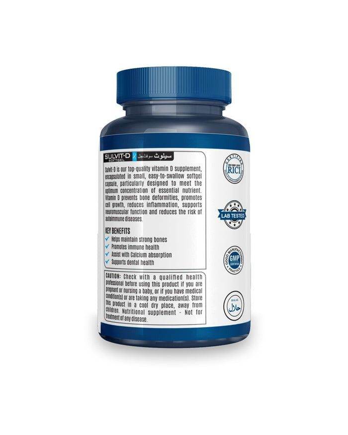 ABS Sulvit-D (Vitamin D3 5000 IU), 30 Ct