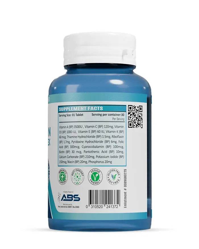 ABS Multi-Vitamin & Mineral Complex, 30 Ct