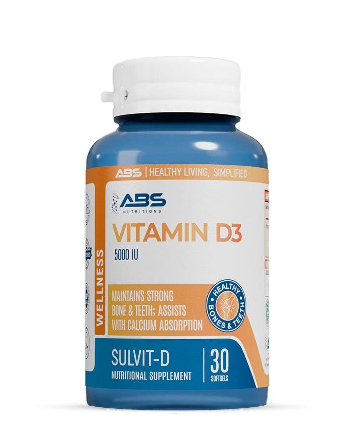 ABS Vitamin D3 5000iu 30ct | Strong Bones