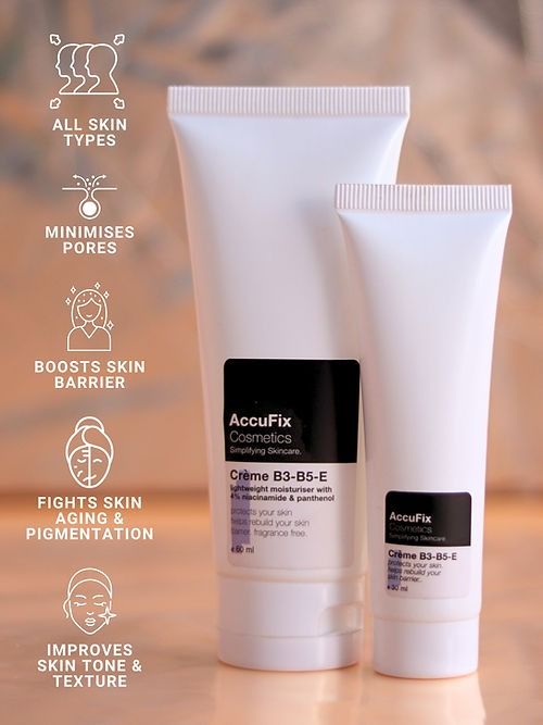 AccuFixCosmetics Crème B3-B5-E with 4% niacinamide