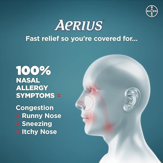 Aerius Allergy - Non-Drowsy - 24 hour - 50s
