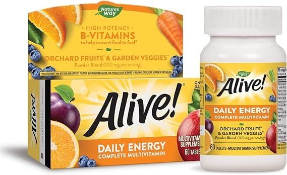 Alive Daily Energy Complete Energy 60 Tablets