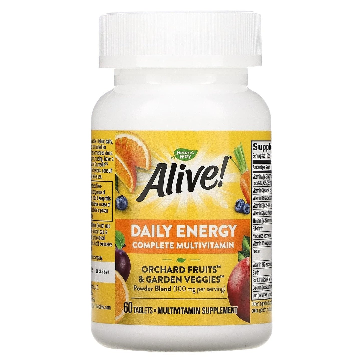 Alive Daily Energy Complete Energy 60 Tablets