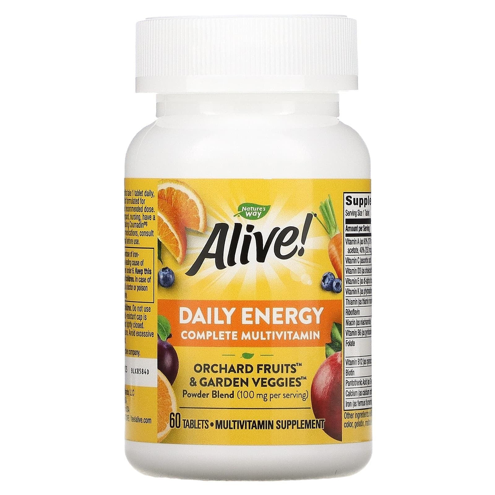 Alive Daily Energy Complete Energy 60 Tablets