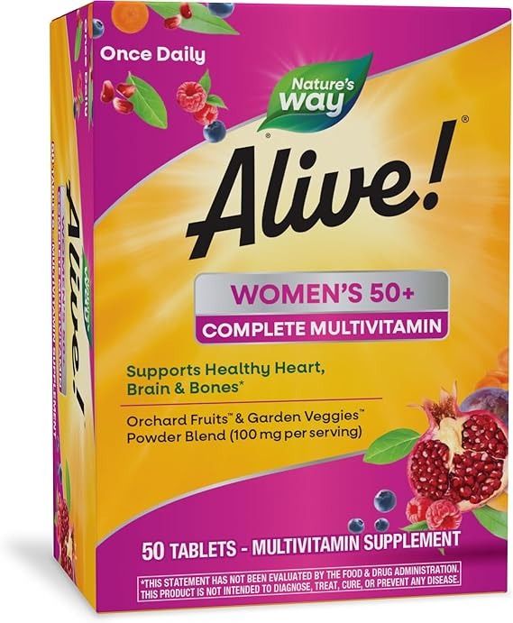 Alive Women’s 50+ Complete Multivitamin 50 Tablets