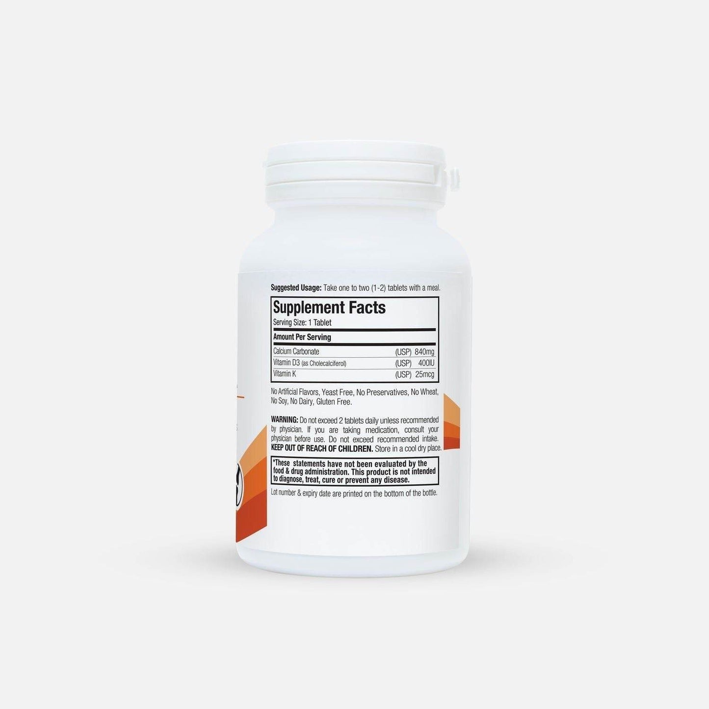 AllTime Calcibal (Calcium with Vitamin D3 & K), 60 Ct