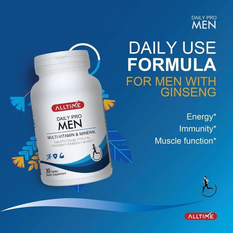 AllTime Daily Pro Men Multi-Vitamin & Mineral, 30 Ct