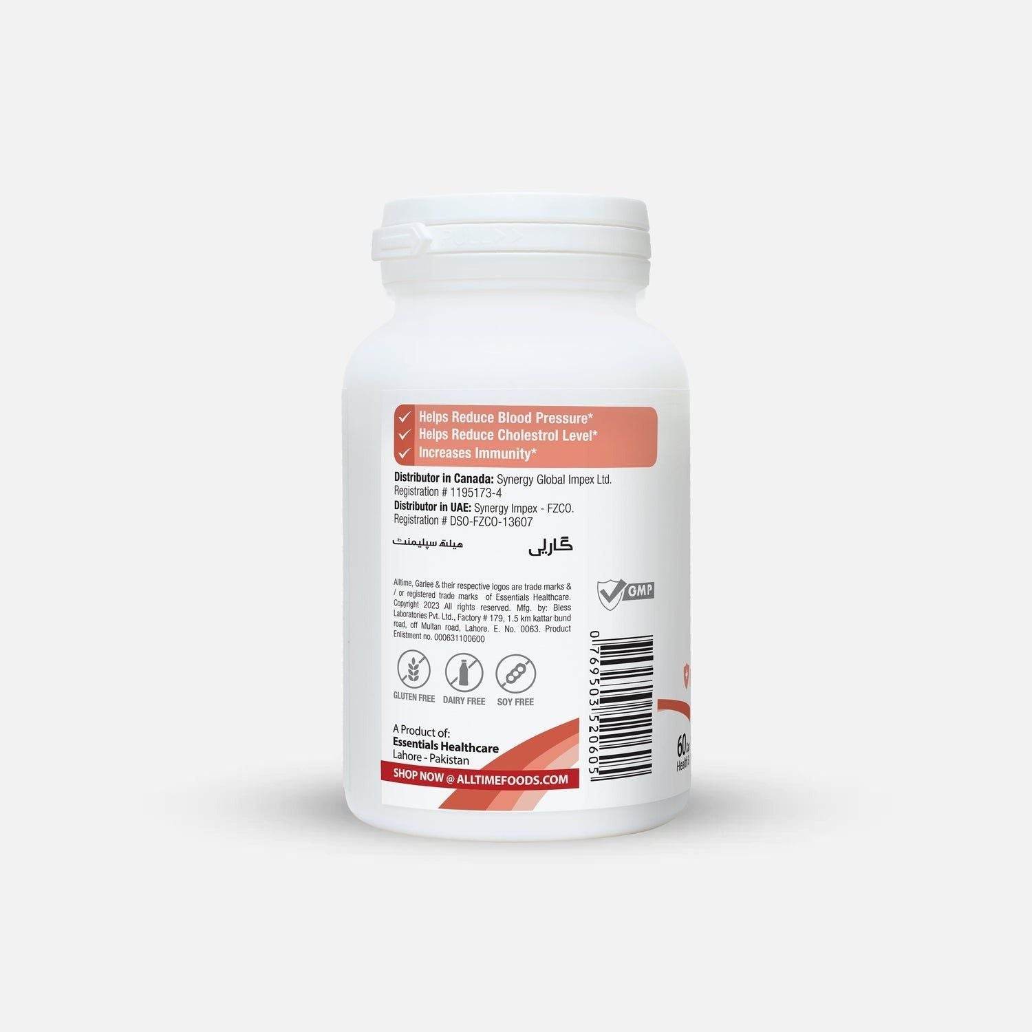AllTime Garlee (Garlic Extract), 60 Ct