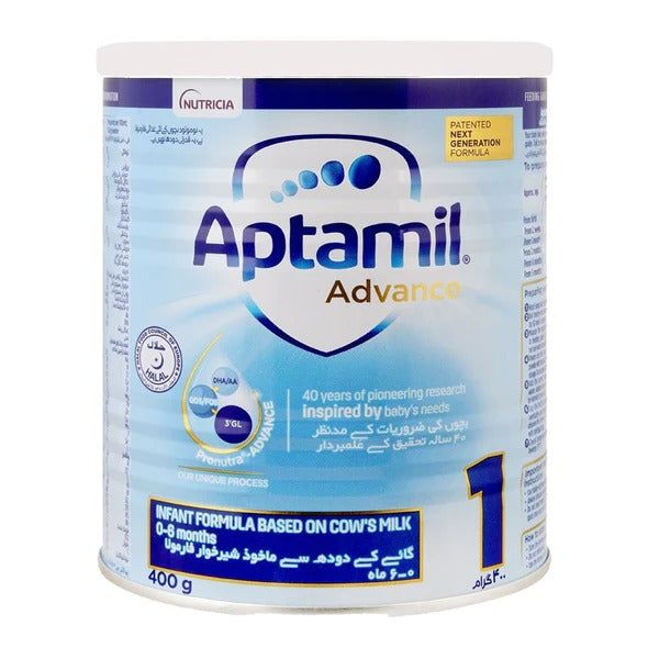 Aptamil Advance 1 Infant Formula, 400g