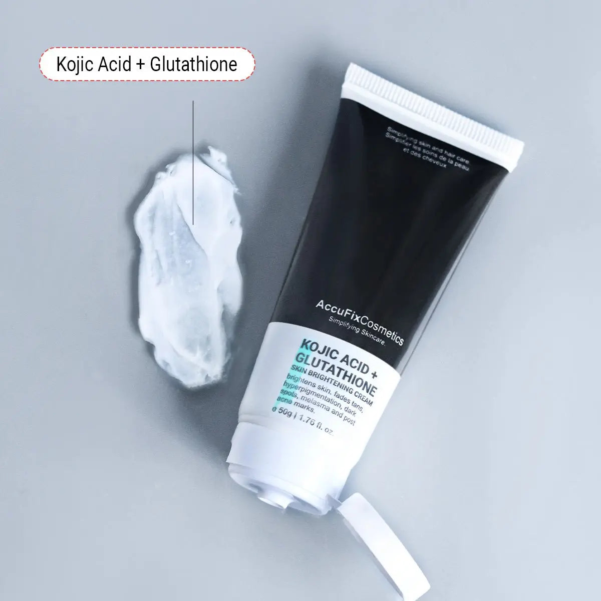 AccuFixCosmetics Kojic Acid + Glutathione Skin Brightening Cream