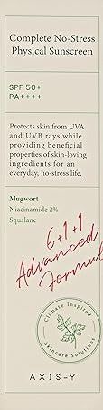 Axis-Y Complete No Stress Physical Sunscreen Spf 50+++ 50Ml