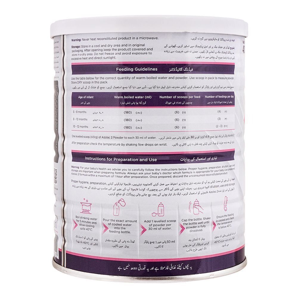 Azolac 2 Follow up Formula, 400g - Azon