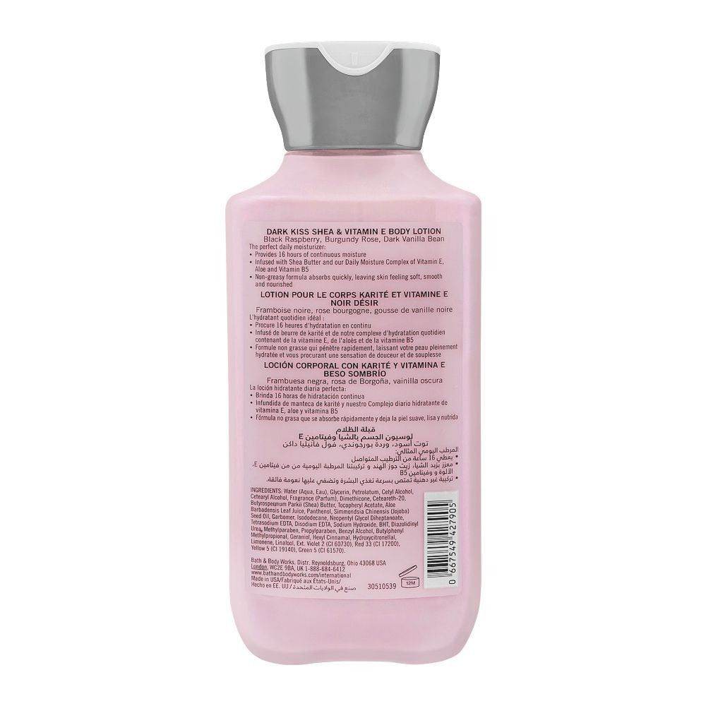 Bath & Body Dark Kiss Shea & Vitamin E Body Lotion 236Ml