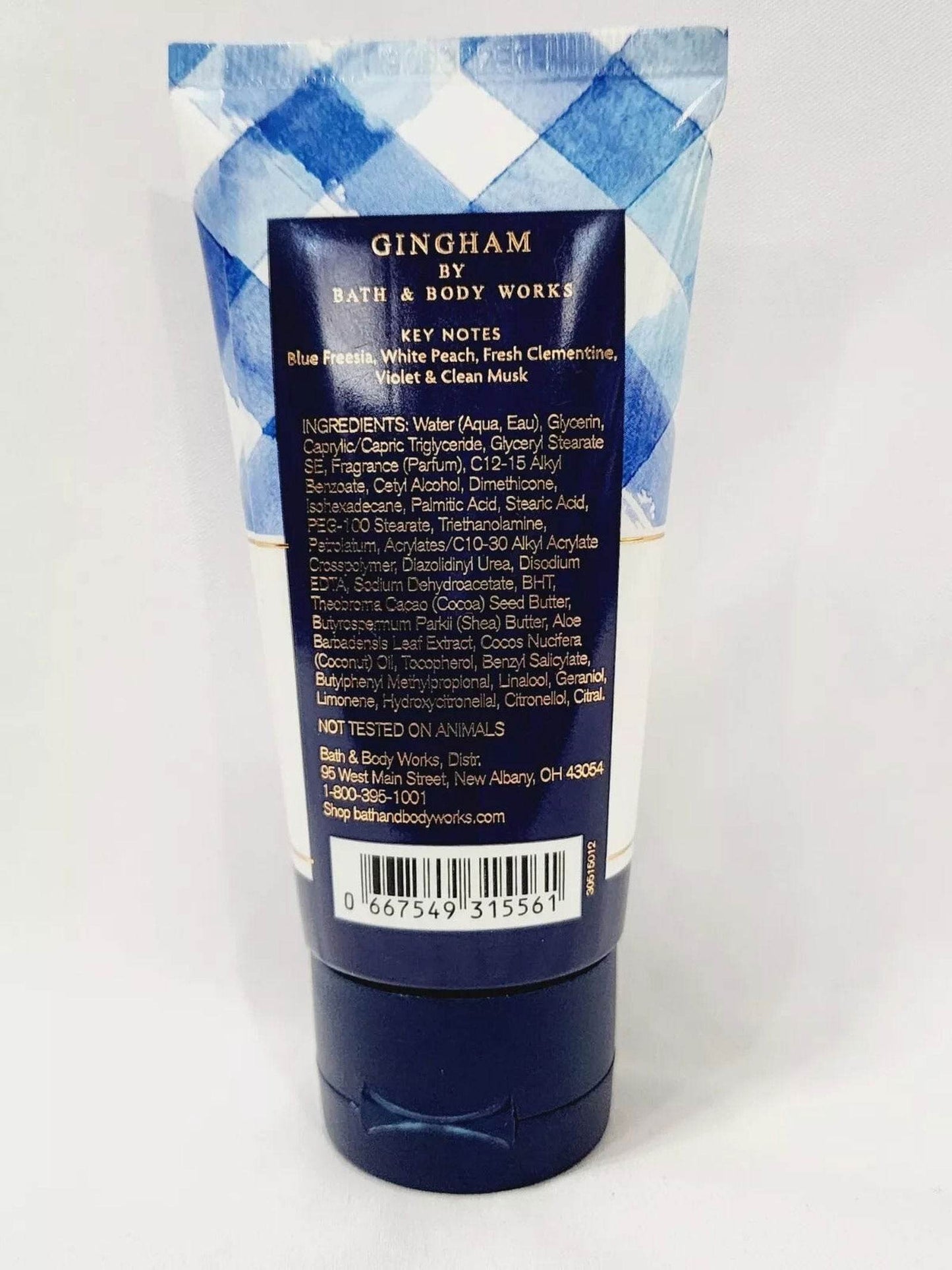 Bath & Body Gingham Body Cream 226G