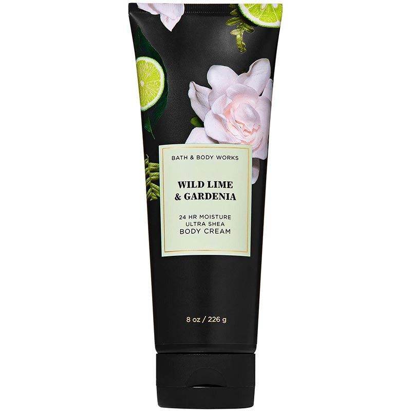Bath & Body Wild Lime & Gardenia Body Cream 226G
