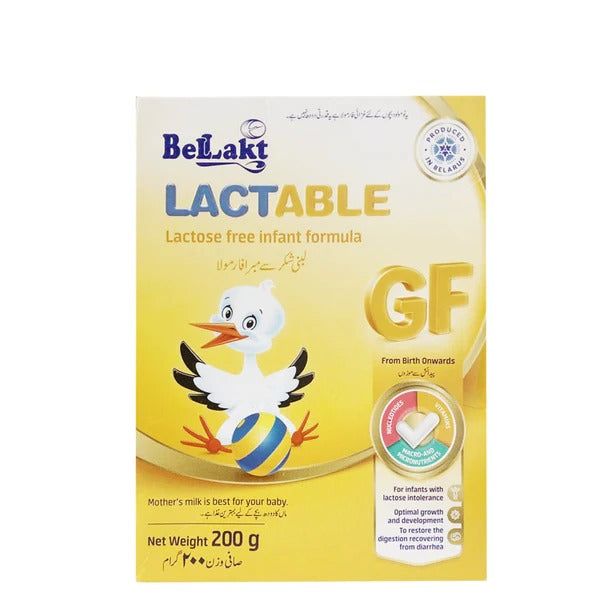 Bellakt Lactable GF Lactose Free Infant Formula, 200g