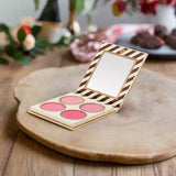 Bh Cosmetics Chocolate Strawberry Truffle 4 Color Blush Palette
