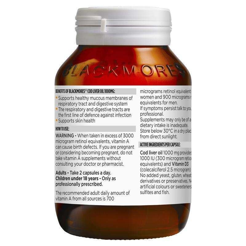 Blackmores Cod Liver Oil
