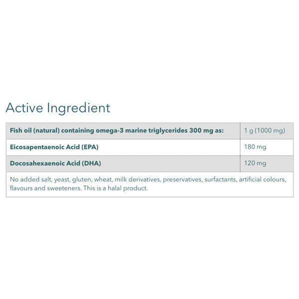 Blackmores Fish Oil 1000, 60 Ct