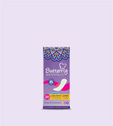 Butterfly Breathable Panty Liners (Long), 20 Ct