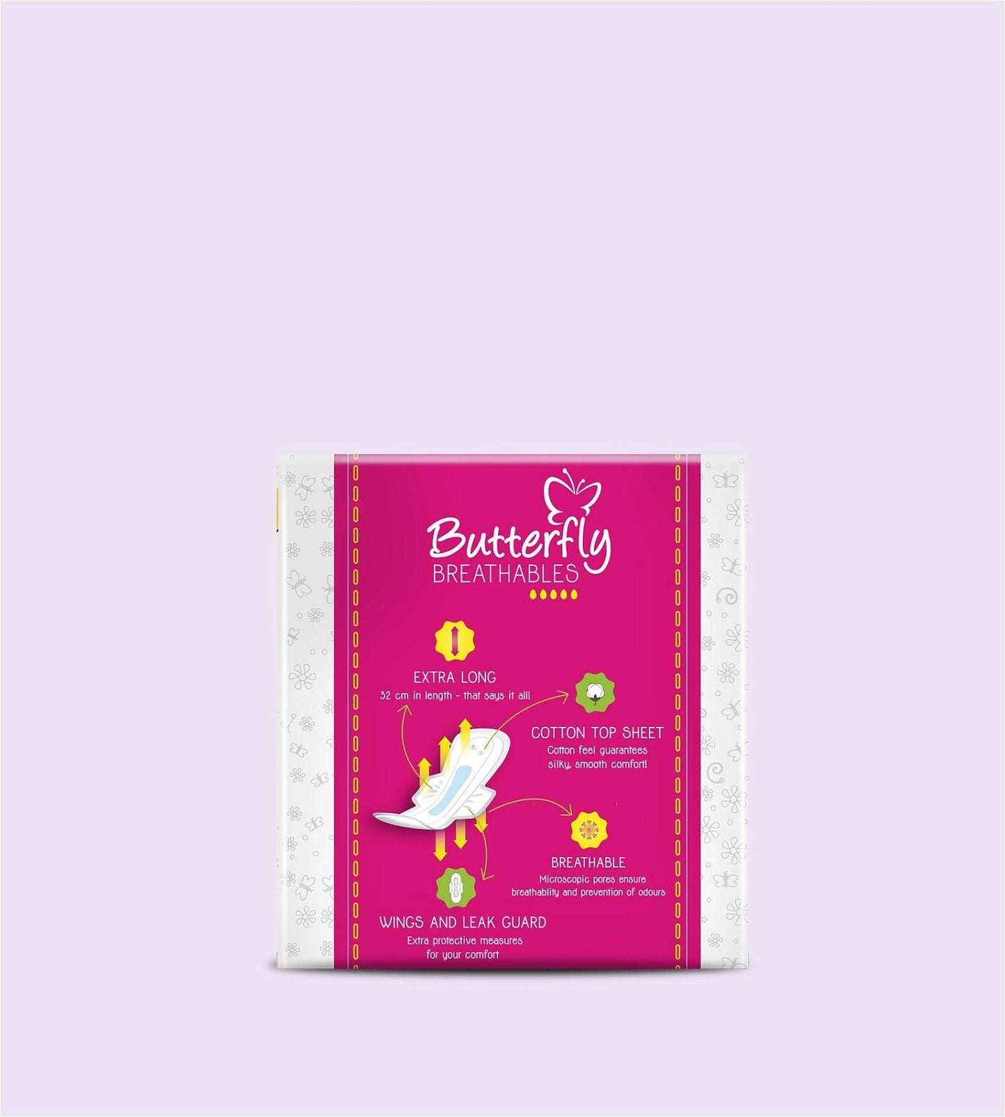 Butterfly Breathable Ultra Thin (Extra Long), 10 Ct