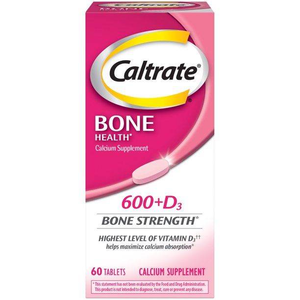 Caltrate 600+D3 60ct | Bone Health Calcium Supplement