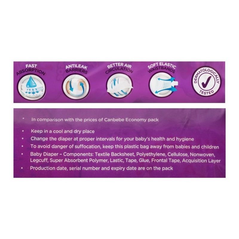 Canbebe Diapers Size 4 (Maxi), 54 Ct