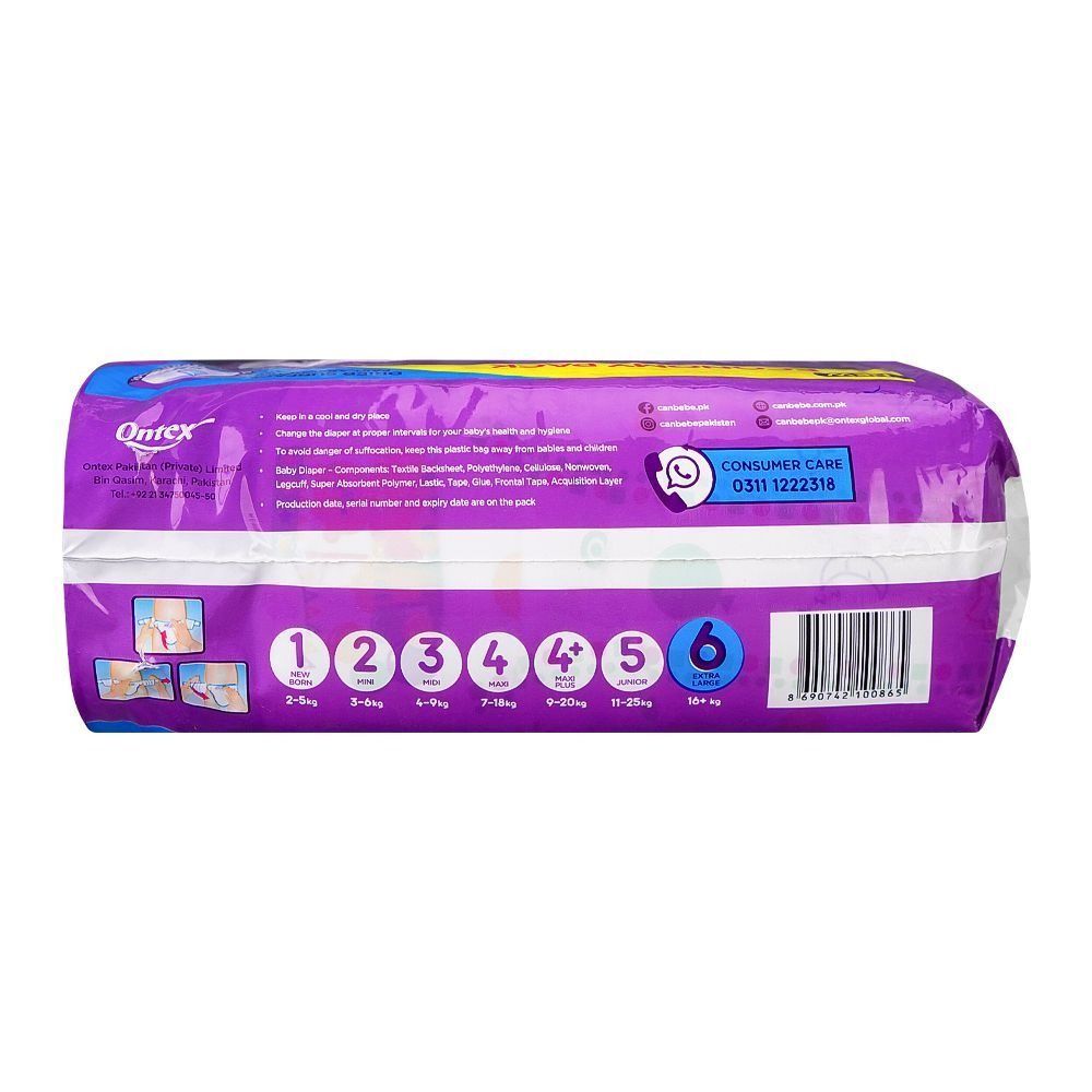 Canbebe Diapers Size 6 (Extra Large), 24 Ct