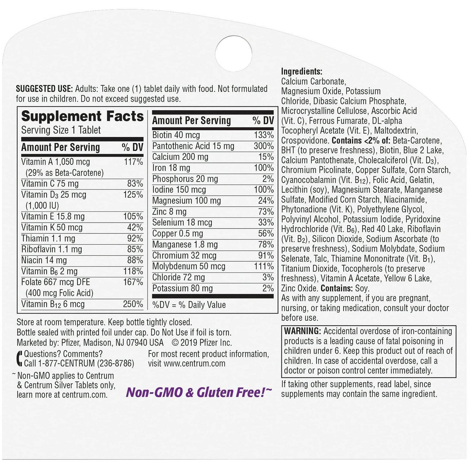 Centrum Women Complete Multivitamin 65 Tablets