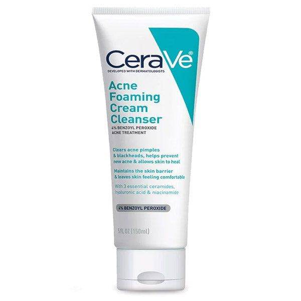 CeraVe Acne Foaming Cream Cleanser, 150ml