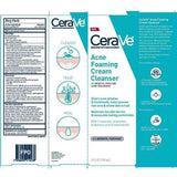 CeraVe Acne Foaming Cream Cleanser, 150ml