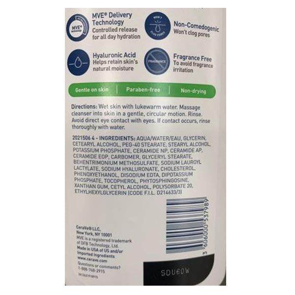 CeraVe Hydrating Facial Cleanser, 710ml