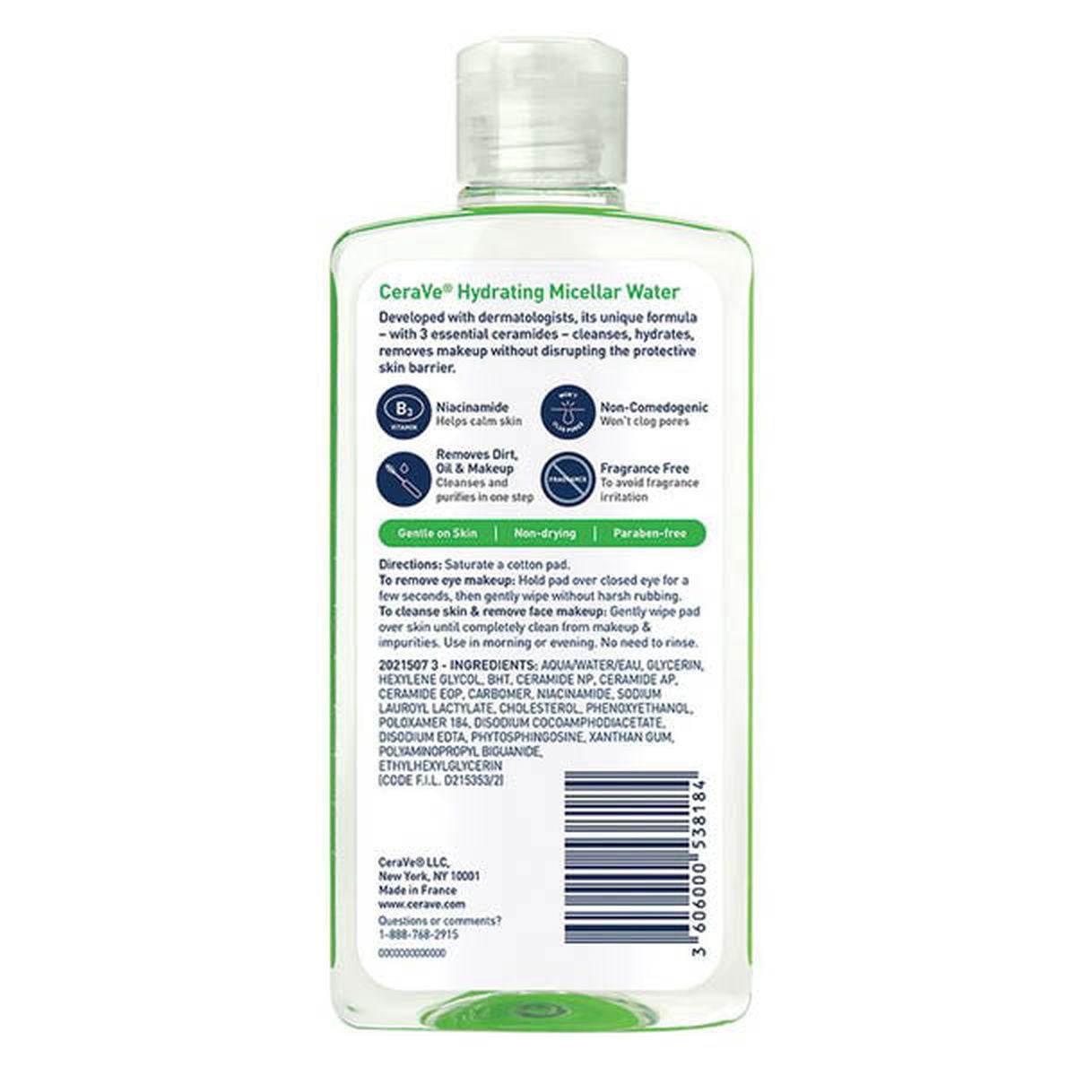 CeraVe Hydrating Micellar Water, 296ml