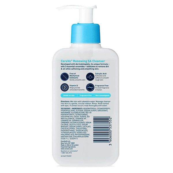 Cerave Sa Renewing Cleanser For Normal Skin 237Ml