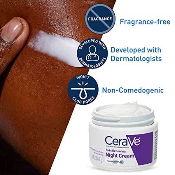 CeraVe Skin Renewing Night Cream, 48g