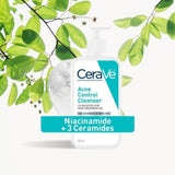 Cerave Acne Control Cleanser 2% Salicylic Acid Acne Treatment 355Ml