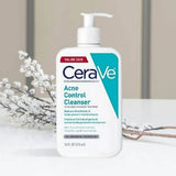 Cerave Acne Control Cleanser 2% Salicylic Acid Acne Treatment 473Ml