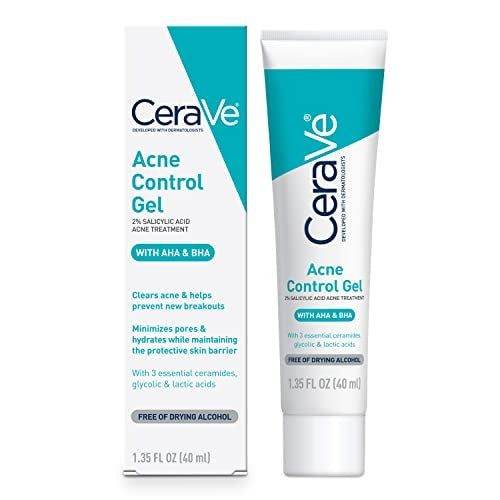 Cerave Acne Control Gel 2% Salicylic Acid Acne Treatment 40Ml