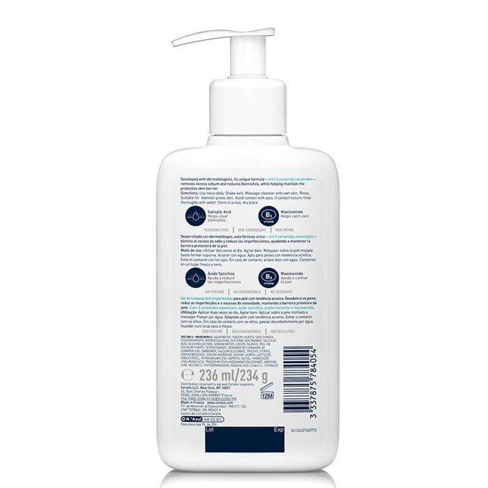 Cerave Blemish Control Cleanser For Blemish-Prone Skin 236Ml
