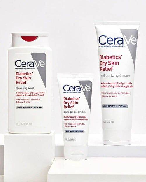 Cerave Diabetics Dry Skin Relief Moisturizing Cream Tube 236Ml