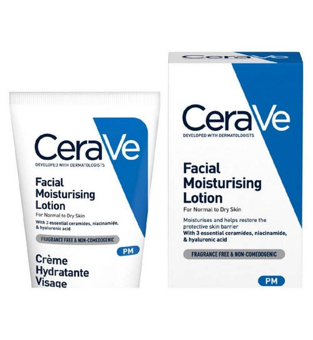 Cerave Facial Moisturising Lotion PM For Normal To Dry Skin 52Ml