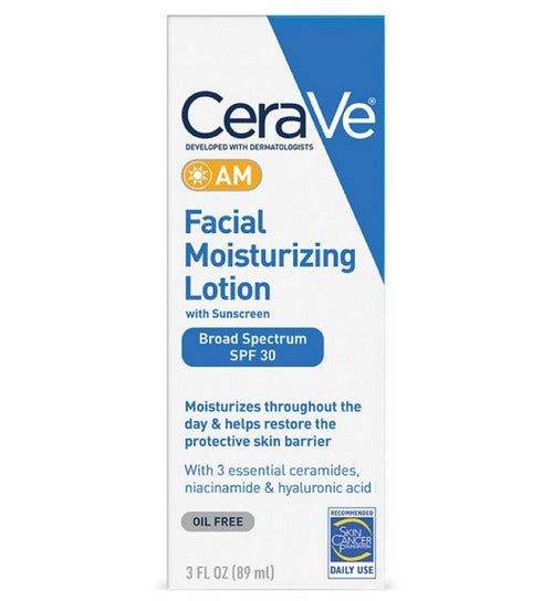 Cerave Facial Moisturizing Lotion With Sunscreen Spf 30 Oil Free (Am) 89Ml