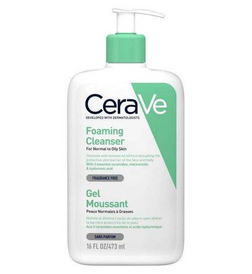 Cerave Foaming Cleanser For Normal To Oily Skin 473Ml
