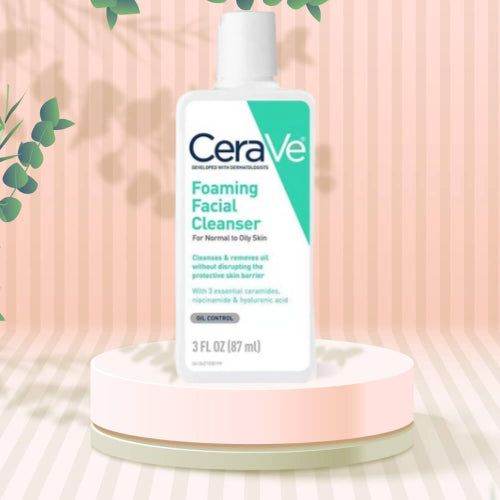 Cerave Foaming Facial Cleanser For Normal To Oily Skin 87Ml
